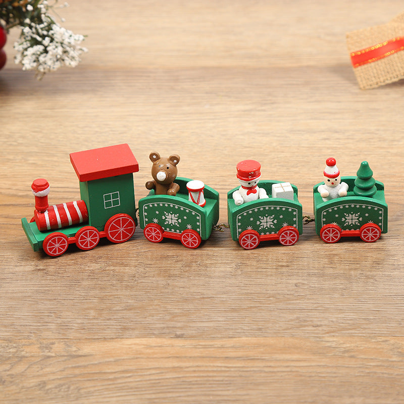 Christmas Hand-Painted Train
