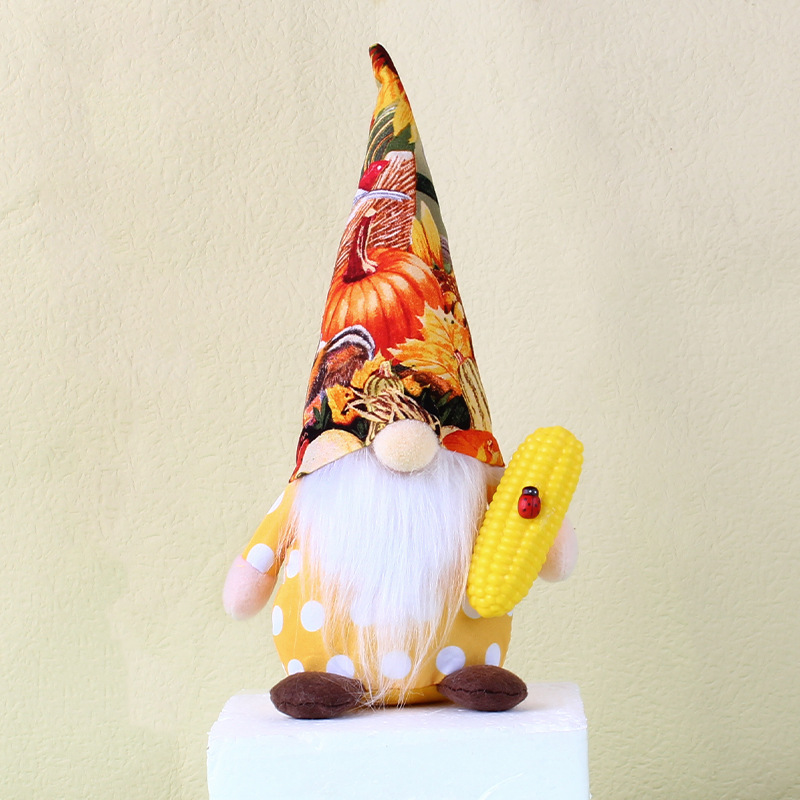 Sunflower & Pumpkin Gnome