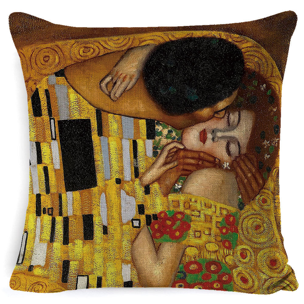 Gustav Klimt Inspired Cushion Covers
