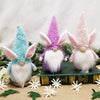 Easter Cartoon Bunny Faceless Doll Theme Decoration