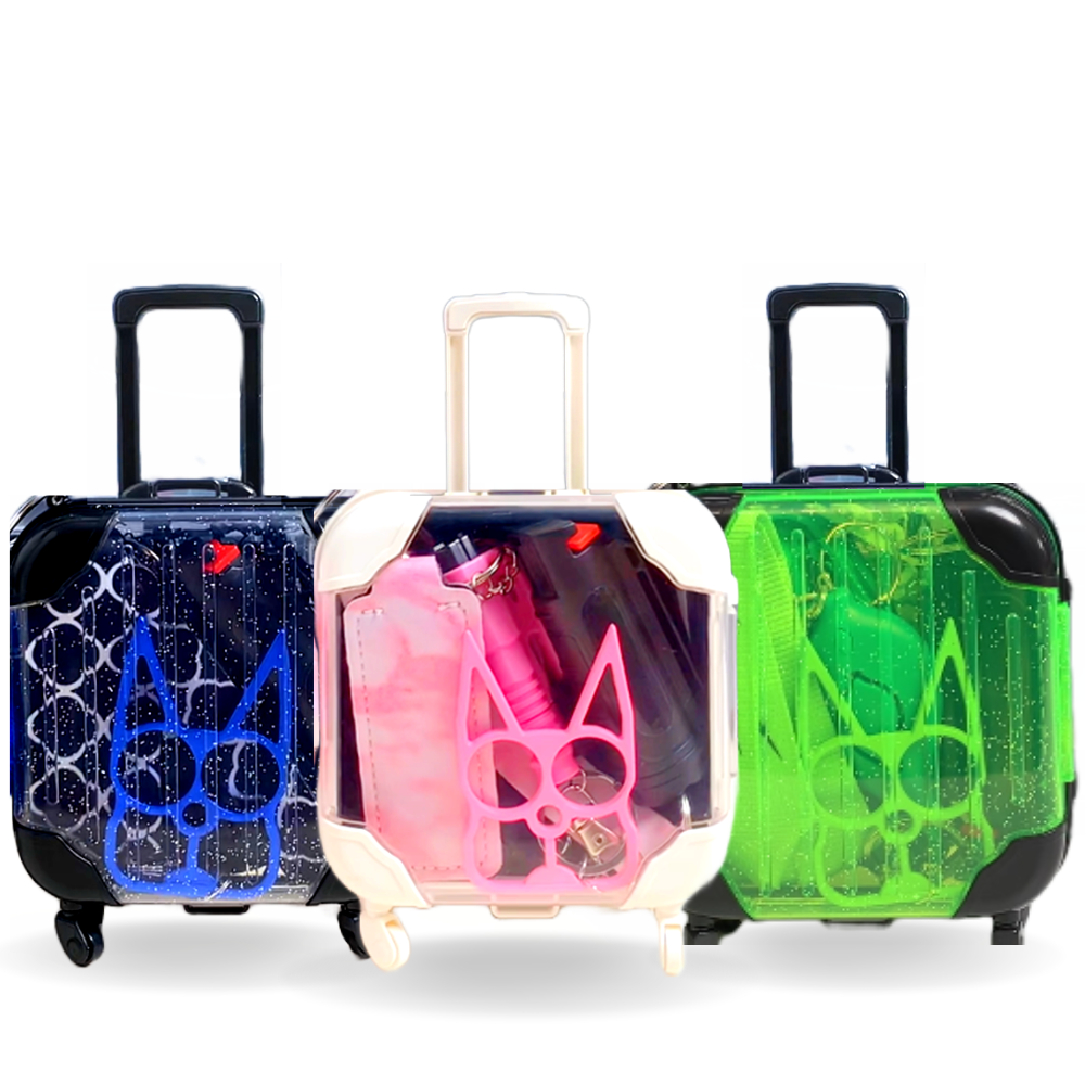 3 On-The-Go Mini Suitcase Self-Defense Kit