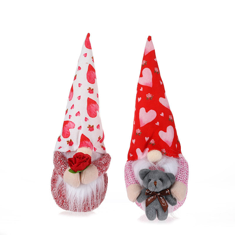 Valentines Day Gnome Decor