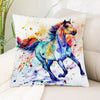 Horse Paintings Cushion Cover - Free Gift