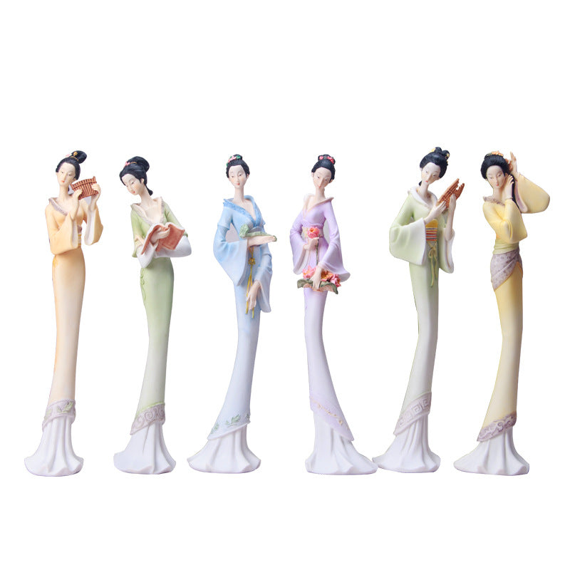 Chinese Lady Handmade Figurines