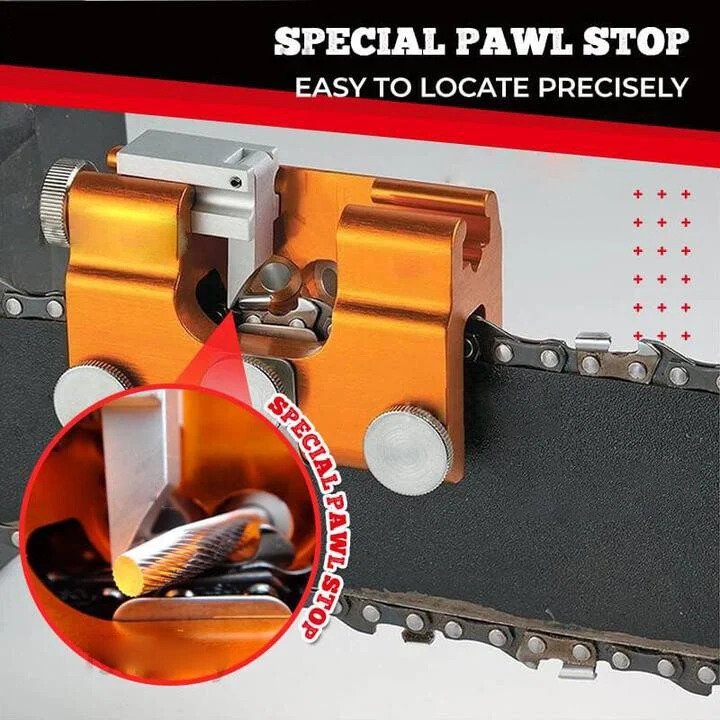 Chainsaw Chain Sharpening Jig