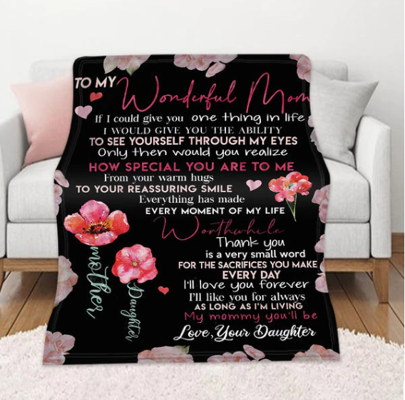 Throw Blanket | Mother's Day Gift