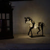 Handmade Metal Horse Sculptures (Mare and Stallion)