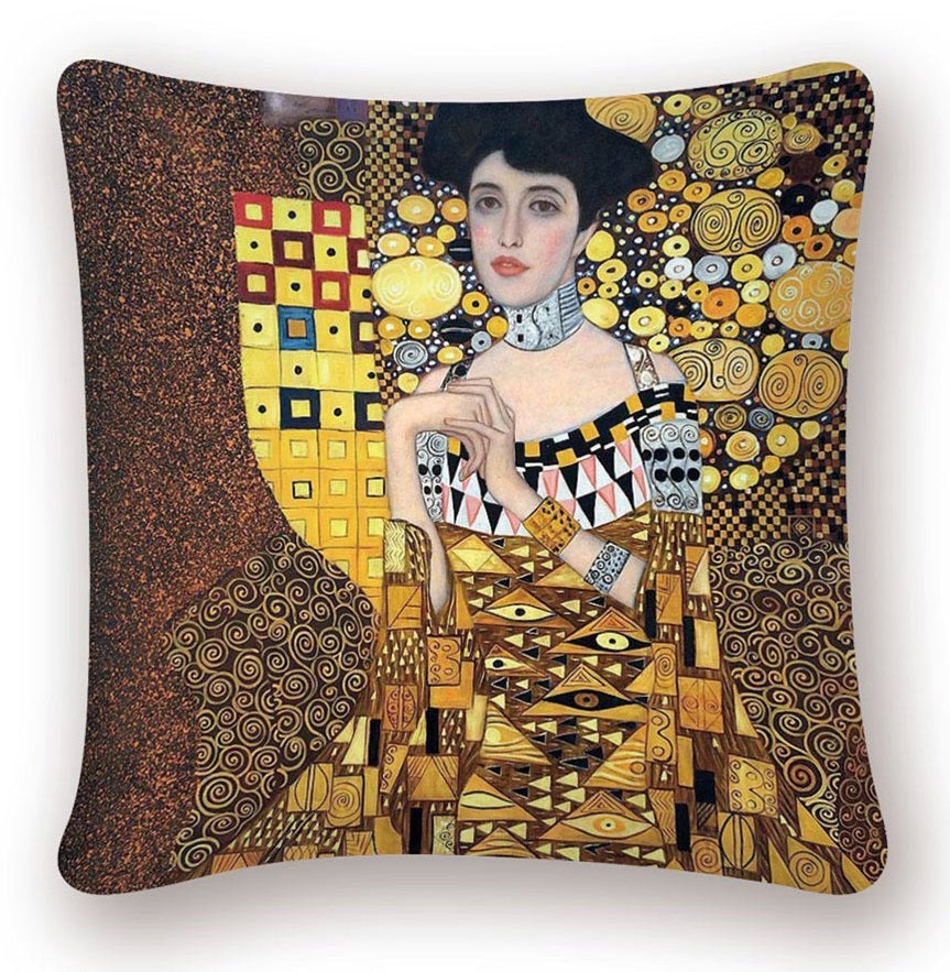 Gustav Klimt Inspired Cushion Covers